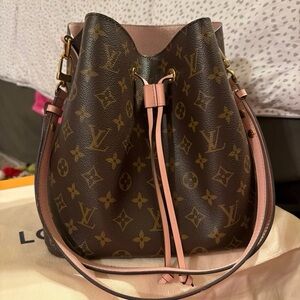 Louis Vuitton Brown and Pink Women's Bag